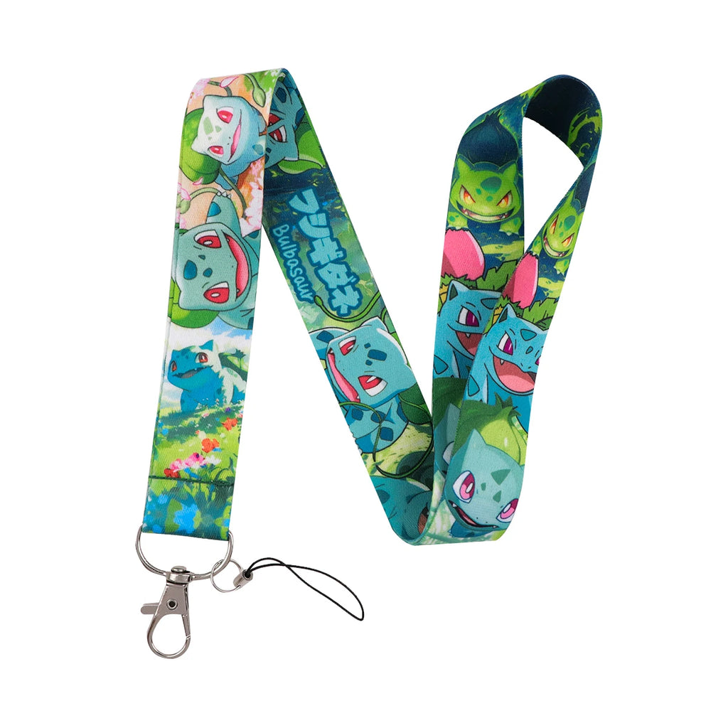Japanese Anime Monsters Neck Strap Lanyard for Keys Keychain Badge Holder ID Credit Card Pass Mobile Phone Charm Accessories