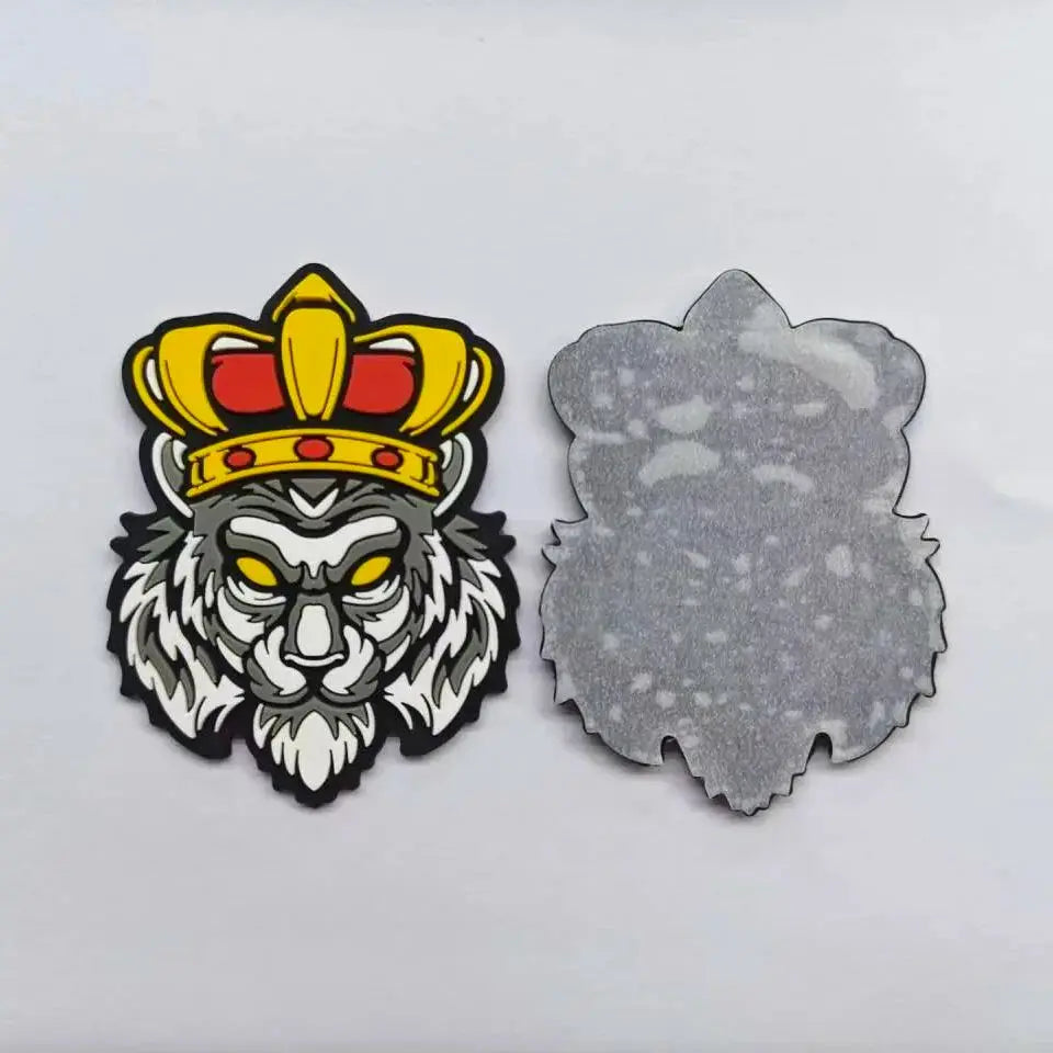 Soft PVC Label Customized PVC Patches Sew on Rubber Label Rubber PVC Tag 3D Embossed Custom Logo Rubber Patch
