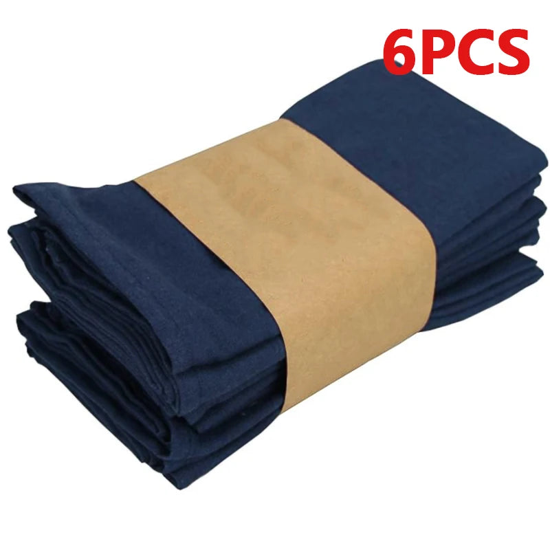 Table Cloth Napkins Durable Polyester Thicken Placemat Reusable for Kitchen Dining  Wedding Decoration 16inch*16inch