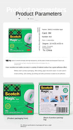 3M Scotch 810 Magic Tape High Viscosity No Trace Invisible Adhesive Tape Home Office Supplies and School Supplies Tape 19mm*10m