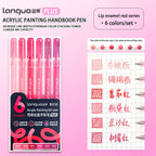 Languo 6/24/36/54/72/90 colors Acrylic Painting Handbook Pens Multi-Color Gel Pen Student Neutral Pen Writing Marker Stationery