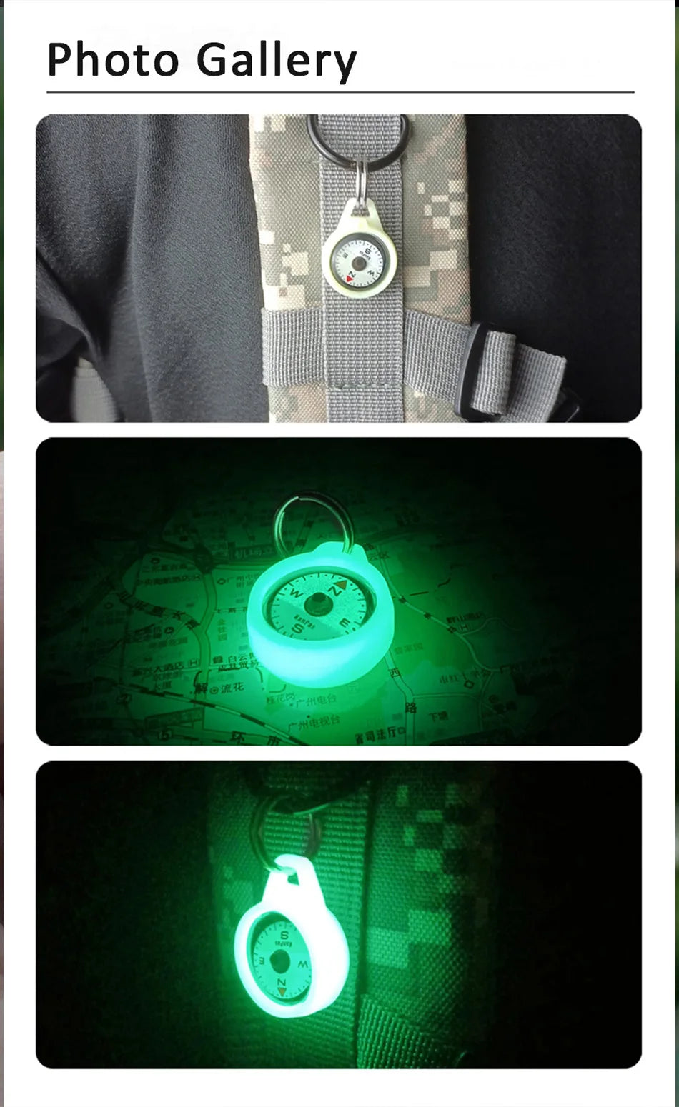 Kanpas EDC Outdoor Compass with Luminous / High Quality Compass / Outdoor Compass / Adventure Compass / K18 / K25