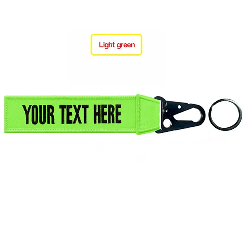 Customized Luggage Tag, Personalized Keychain, Name Patch, Embroidery Accessories for Suitcase and Bag, Luxury Eagle Beak Buckle