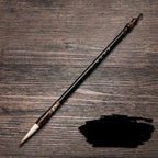 Ancient Oil Watercolor Chinese Calligraphy Brush Wolf Hair Wood Scriptures Writing Brush Oil Painting Art Paint Brush Artist