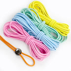 5/10/20/50M 4mm Multicolor Elastic Band Round Hair Bungee Rope Hat Drawstring Rubber Bands Clothes Spring String Cord Sewing Bia