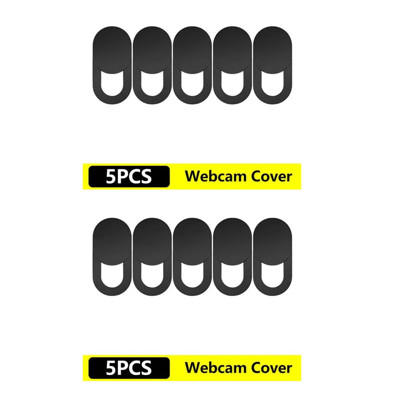 5/10/20pcs Universal Ultra-Thin Laptop Webcam Cover Shutter Antispy Camera Cover For Web Laptop Mobile Phone Lens Privacy Cover