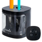 Tenwin Automatic Electric Pencil Sharpener  mini Usb Dual power Sharpener supply School Students Stationery for 6-12mm pencil