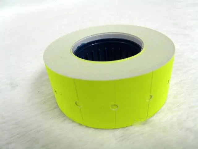 Retail One Roll Paper Colored  Adhesive Price Sticker Price Label Refill for MX-5500 Price Tag Gun Lableller Counter Accessories