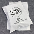 100PCS Custom LOGO Printed White Poly Mailer Mailing Bags Envelope Self Adhesive Eco Friendly Biodegradable Shipping Bag Polybag