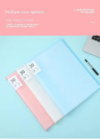 A3 File Folder Display Book 20-80pages Painting Art Collection 8k Album Transparent Information Children's Reward Poster Storage