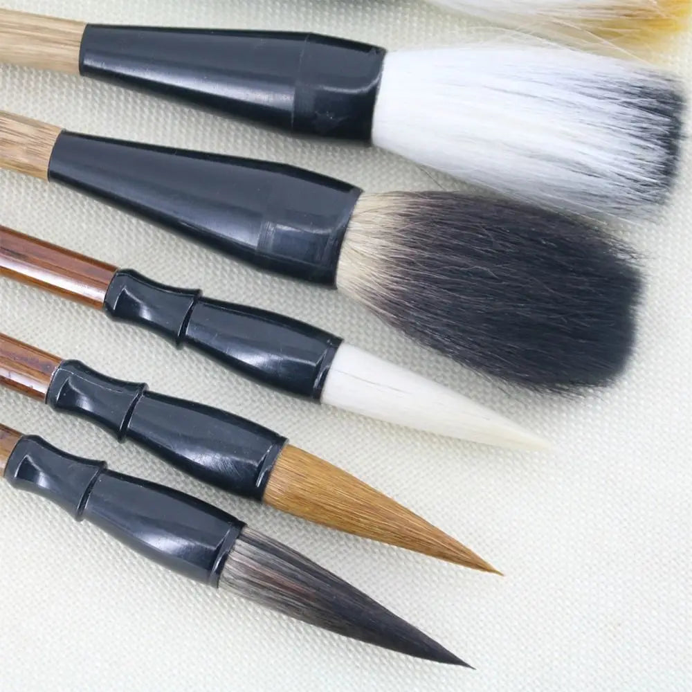 Rhapis Humilis Pole Calligraphy Brush Large Size Wolf Hair Chinese Painting Pen Spring Couplets Writing Wolf/Wool/Bear Hair