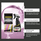 Car rust remover car wheel care quick remover car exhaust pipe rust removal spray cleaning metal iron powder