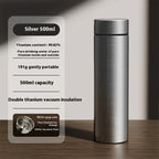 Gianxi Pure Titanium Insulated Cup Men'S And Women'S High-End Water Cup Portable Tea Cup Tea Water Separation Titanium Cup