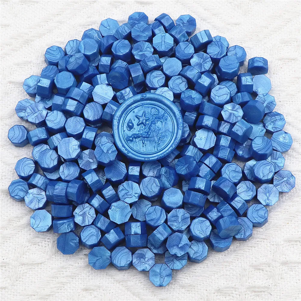 200pcs Octagon Sealing  Wax Beads for Wax Seal Stamp for Scrapbooking Cards Envelopes Wedding Invitations Gift Packaging