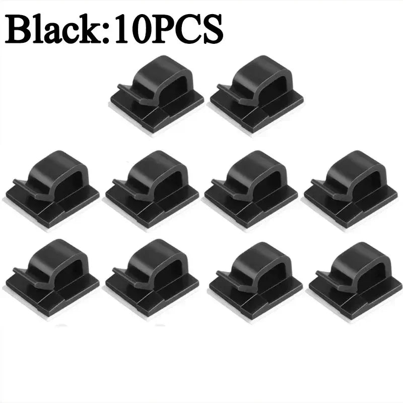 Car Cable Clamp Accessories Guiding Line Self-adhesive Line Management Clips Wiring Wire Arrangement Electrical Equipment WINDER