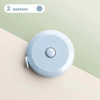 2 Meter Soft Tape Measure Scale Body Sewing Flexible Tailor Ruler Centimeter Inch Portable Retractable Self-Lock Measuring Tape