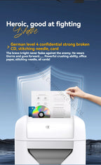 25L 4435 Office Electric Shredder for Shredding Paper Particles Book Nails Cards Confidential Specific Document Shredder Level 5