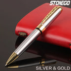 STONEGOP remium Ballpoint Pen Retractable Lacquer Rollerball Pen Smooth Writing Roller Ball Pen Elegant Executive Signature Pen