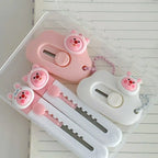 1pc Cartoon Mini Utility Knife Personalized Gift Handcrafted Cardboard Cutter Letter Opener for Students and DIY