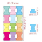 60/120Pcs File Tabs Flags Index Label Sticker Personalized Planner Office Stationery Self-adhesive Paper Tabs Repositionable
