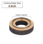 QJH Big Size Hollow Round Hole Punch, High Carbon Steel Round Leather Cutting Dies for DIY Leather Crafts (5 6 7 8 9 10 11 12cm)