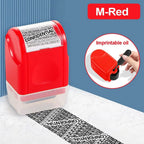 Durable Roller Identity Protection Stamps Privacy Protection Portable Confidential Stamp Safety ID Security Stamp