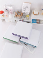 A5 Binder Photocards Magnetic D 3/7 Ring Kpop Photo Album Photocard Holder Collection Book Macaron Binder 1 2 4 Pocket Sleeves