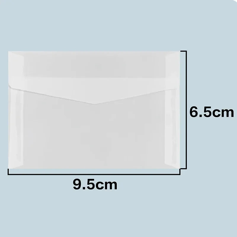 50pcs/lot Translucent Envelopes European Sulfuric Acid Paper Envelope for Wedding Invitation Business Supplies Giftbox Storage
