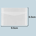 50pcs/lot Translucent Envelopes European Sulfuric Acid Paper Envelope for Wedding Invitation Business Supplies Giftbox Storage