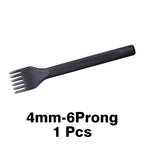 WUTA 1 Piece Diamond Point Black Pricking Iron Leather Chisel Leather Craft Hole Punch Tools Stitching Tools 3/4mm Available