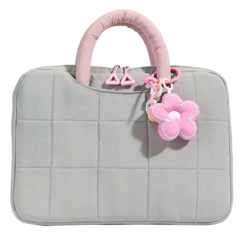 Lightweight Puffy Laptop Sleeve 14/16 Inch Commuter Laptop Briefcase Notebook Sleeve Notebook Case Portable Handbag for Women