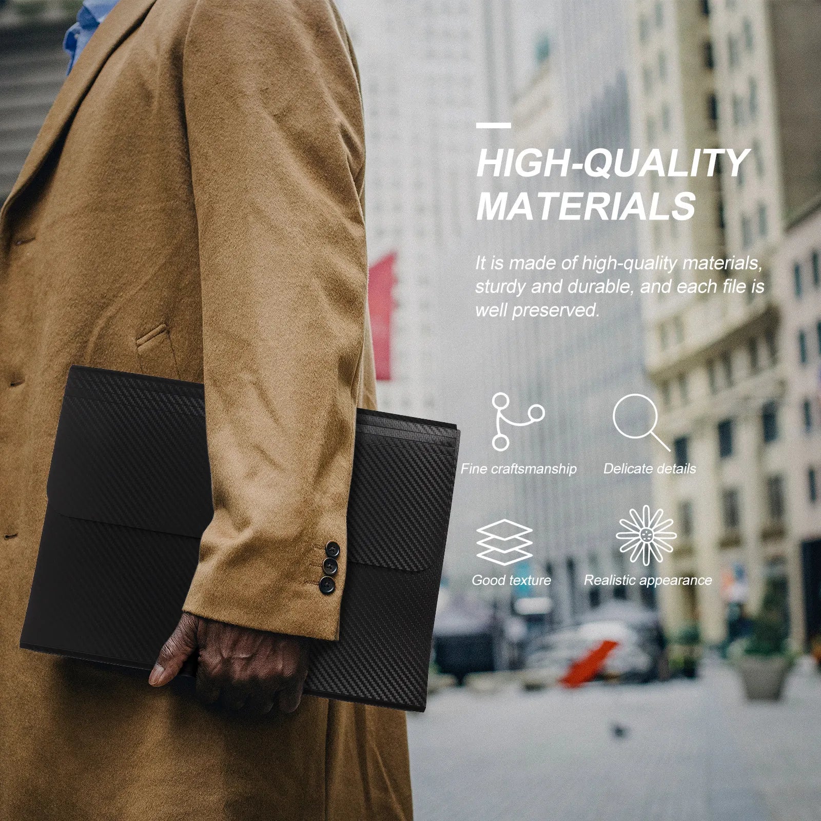 1Pcs Portable Accordion Folder File Organizer Document Holder Large Capacity Office School Supply Receipt Organizer