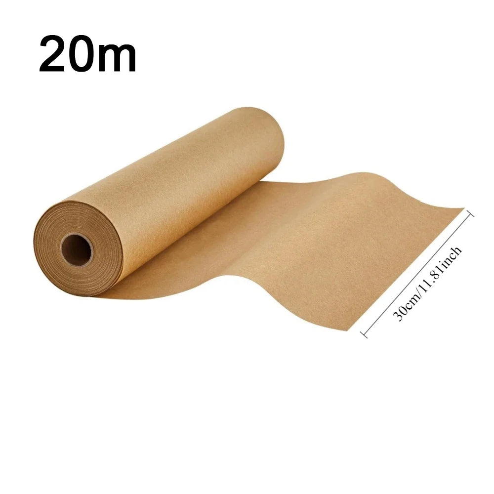 Pack Parchment Paper Roll for Baking Parchment Baking Paper with Serrated Cutter Roll for Cooking Air Fryer Steaming Bread