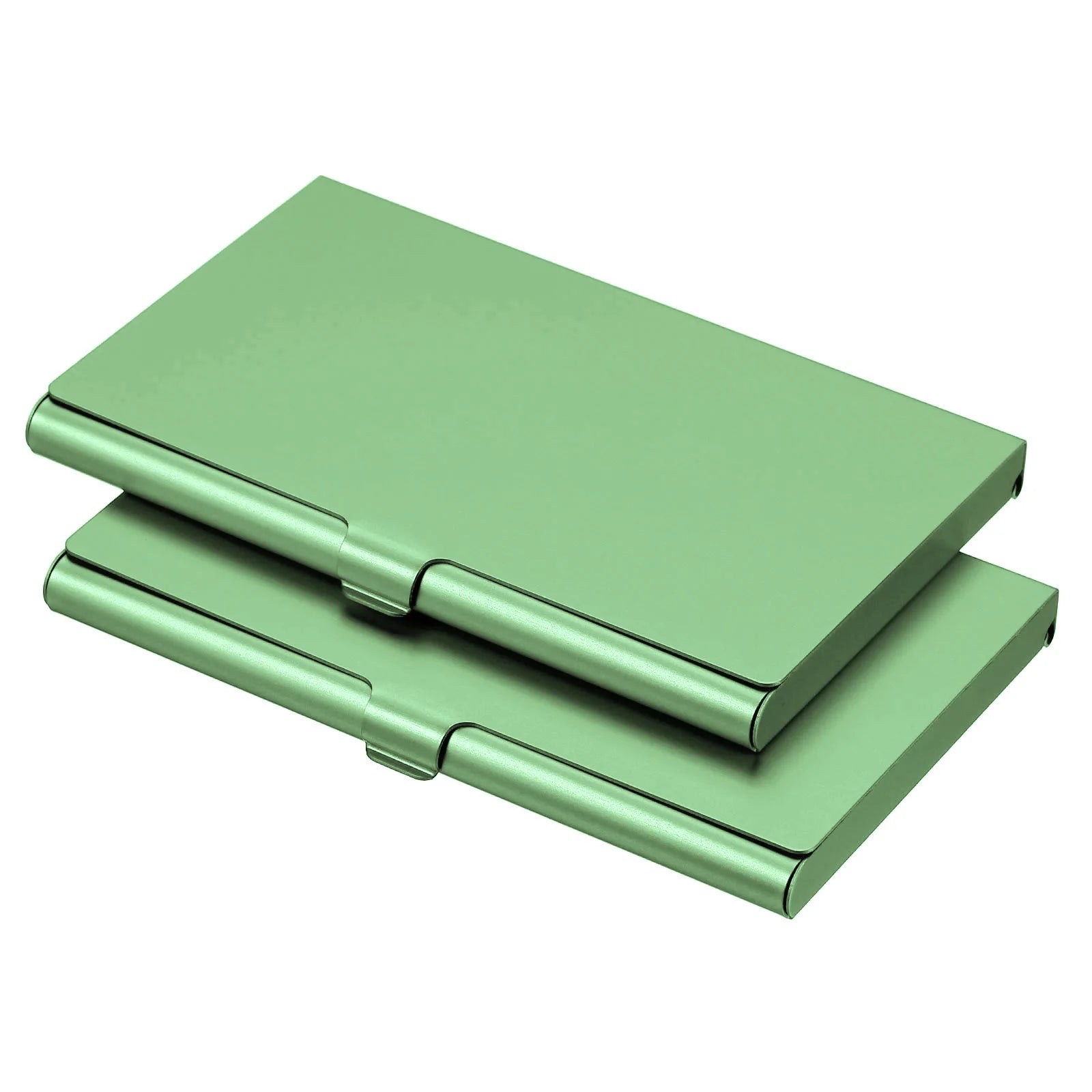 1/2/3Pcs Business Card Holder Metal Box Cover Credit Card Holder Aluminum Alloy Flip Cover Slim Name Cards Case for Women Men