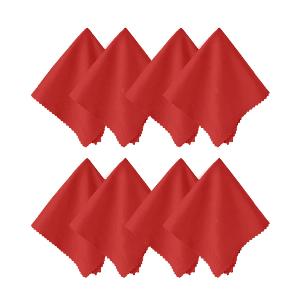 XizeHOM 8 pcs/lots High quality  Glasses Cleaner 20*20cm Microfiber Glasses Cleaning Cloth For Lens Phone Screen Cleaning Wipes