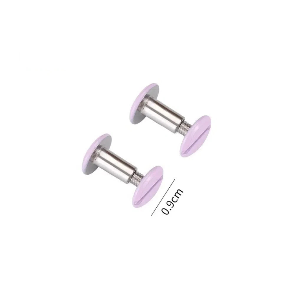 Durable Detachable Metal Spiral Rings Binder Clip High Quality Diary A8 Paper Binder Clips DIY Album Loose Leaf Ring Office
