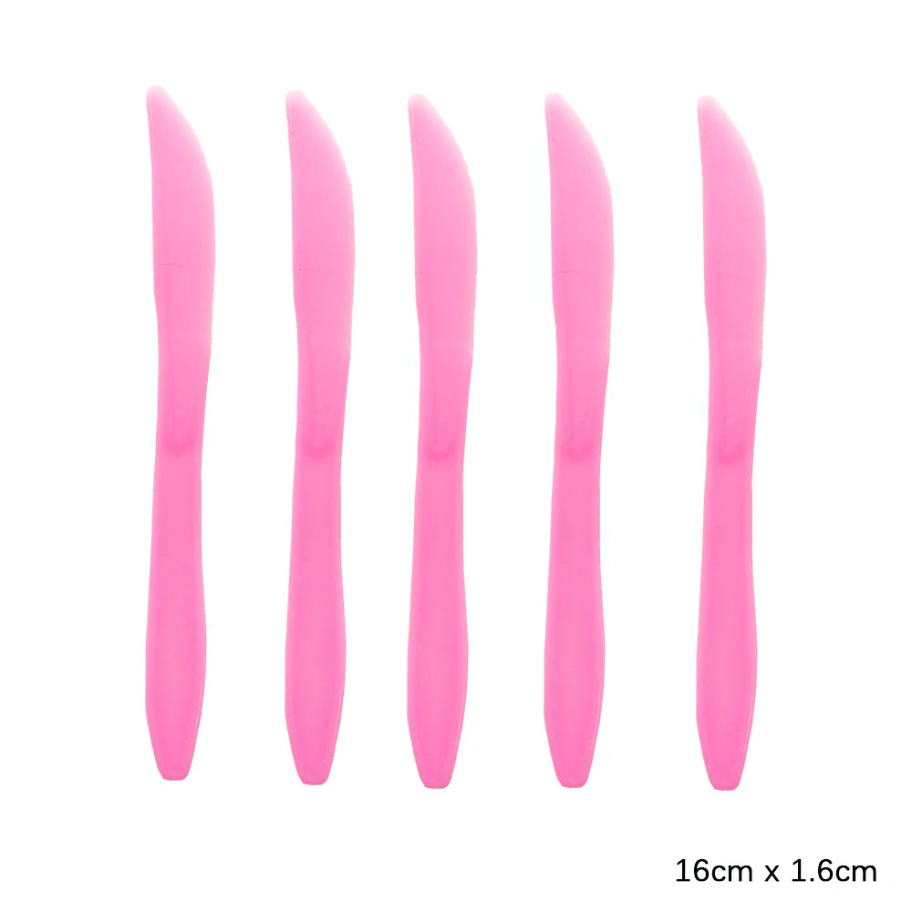 Rose Gold Disposable Knife Fork Spoon Cutlery Set Disposable Tableware Birthday Party Decorations Wedding Baby Shower Supplies