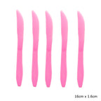 Rose Gold Disposable Knife Fork Spoon Cutlery Set Disposable Tableware Birthday Party Decorations Wedding Baby Shower Supplies
