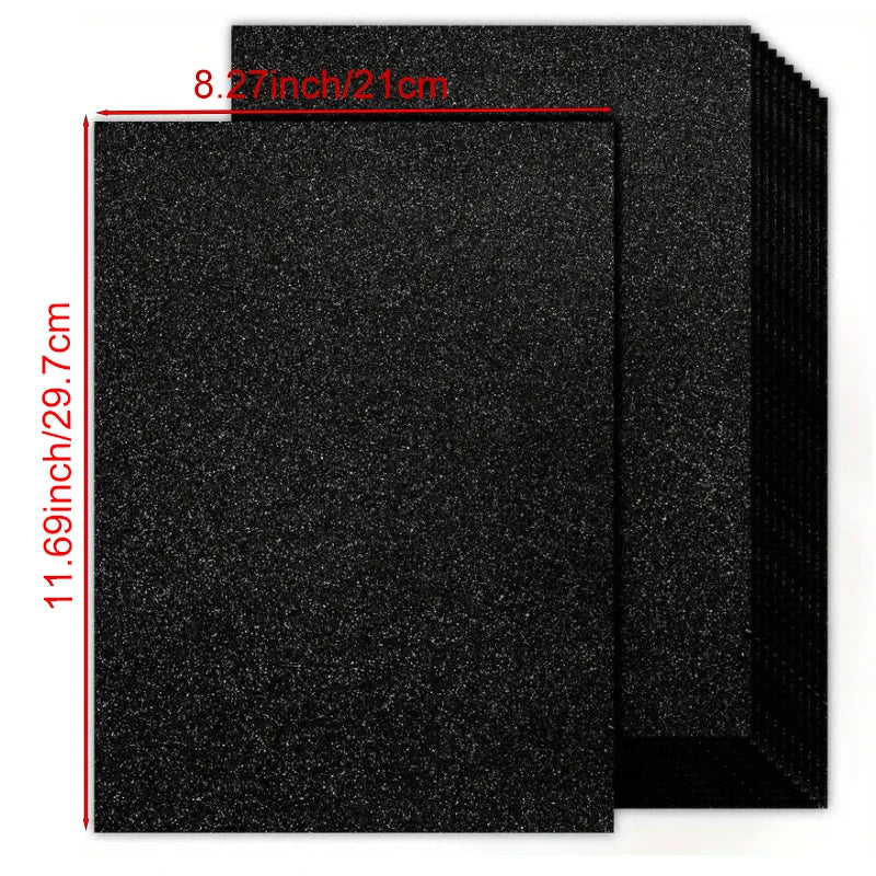 25 Sheets Colored Glitter Cardstock Paper 250G A4 Premium for Scrapbook DIY Projects Birthday Party Decoration Gift Box Wrapping