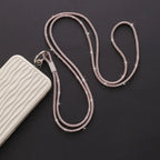 Luxury Rhinestone Mobile Phone Lanyard Diamond Mobile Phone Case Anti-Loss Hanging Ornaments Pendant Keychain Glitter Cord Strap