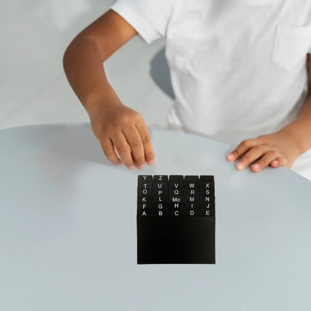 30Pcs Index Cards A-z Dividers 3x5" Alphabetical File Dividers Studying Tool Alphabet Tabs Index Tabs Black for Office School