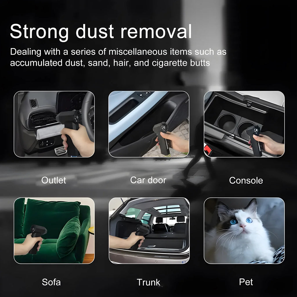 Electric Wireless Air Duster Mini Compressed Air Blower Gun Type-C Air Duster For Computer Keyboard PC Clean Gadget Blower