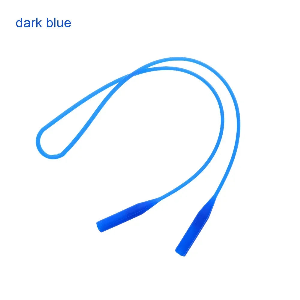 1PC Silicone Eyeglasses Straps Candy Color Elastic Reading Glasses Chain Sports Cord Holder Sunglasses Anti Slip String Ropes