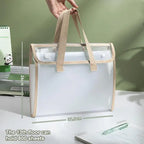 A4 Portable Accordion File Organizer, 13 Pocket Expanding Document Folder for Business School Office Student Supplies