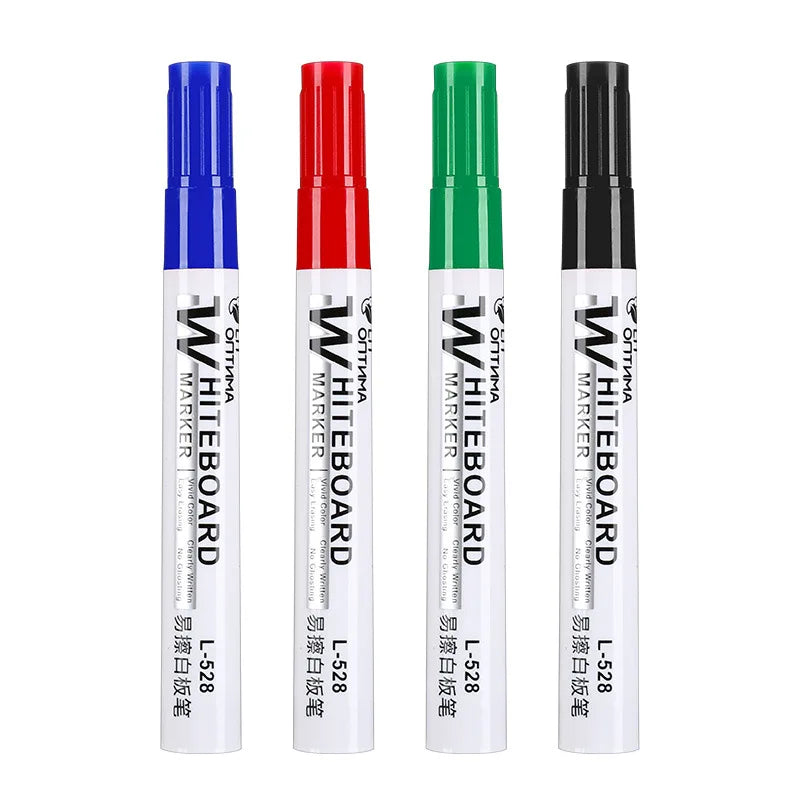 4/10 Pcs Set Erasable Magnetic Whiteboard Marker Pen Blackboard Marker Chalk Glass Ceramics Office School Art Marker Stationery