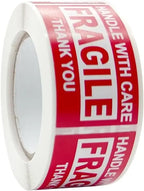 250pcs Fragile Sticker Warning Stickers Fragile Handle with Care Fragile Labels Adhesive Labels for Shipping Moving Packing