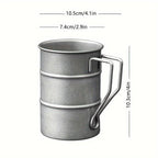 1PC Outdoor Retro Mug Coffee Mug Creative Retro Vintage Camping Picnic Mug Beer Mug
