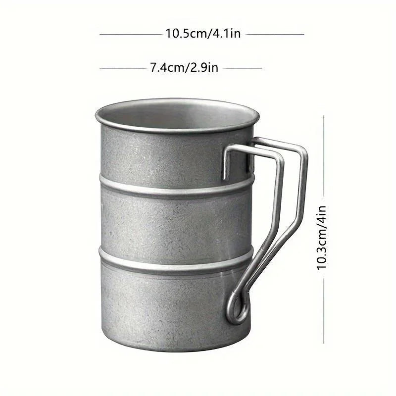 1PC Outdoor Retro Mug Coffee Mug Creative Retro Vintage Camping Picnic Mug Beer Mug
