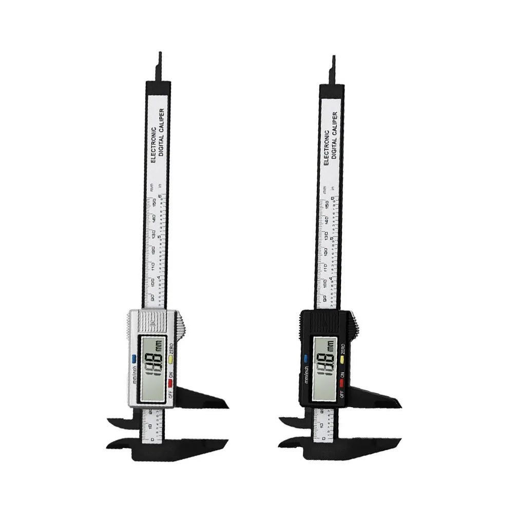 Multipurpose Vernier Caliper Digital High-strength Plastics 4 Measuring Functions 0.1mm Accuracy for Auto Machinery