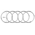 1-10PCS Binder Rings Loose Leaf Metal Book Ring Album Scrapbook Binders Craft Photo Organizer Keychain For Home Office